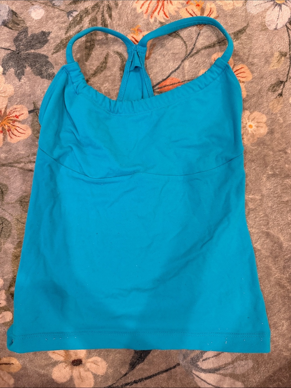 Elisabetta ROGIANI teal yoga top